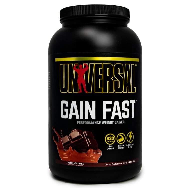 Universal Nutrition Gain Fast 3100, Гейнер для набора веса  2,267 гр