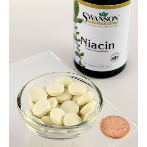 Swanson Ниацин 100 мг, 250 таблеток
