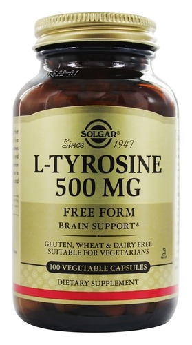 Solgar L-Тирозин 500 мг, 100 капсул