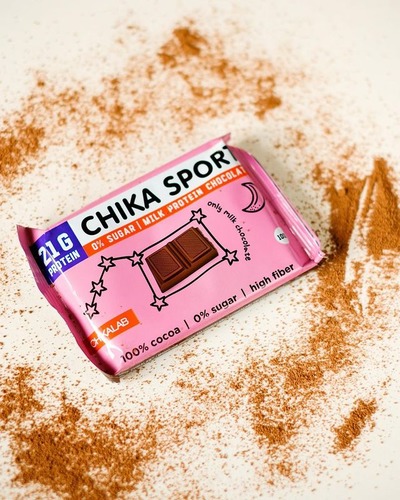 CHIKALAB Chika Sport,  Шоколад молочный в ассортименте, 100 гр