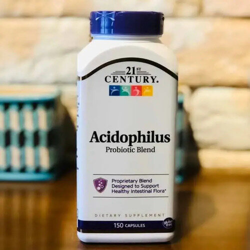 21st Century Смесь пробиотиков, Acidophilus 150 капсул