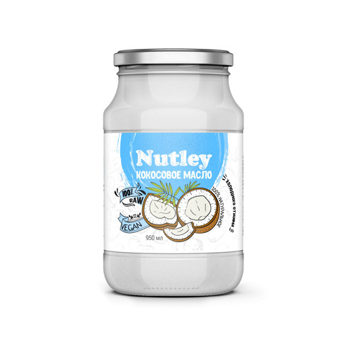 Nutley Кокосовое масло холодного отжима, 950 мл