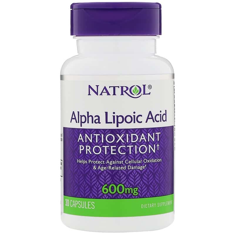 Natrol Альфа-липоевая кислота 600 мг, 45 капсул