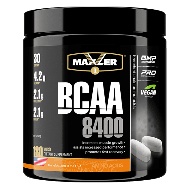 Maxler BCAA 8400 мг, 180 таблеток