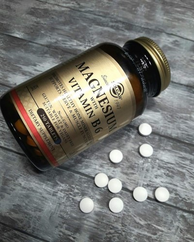 Solgar Магний + Витамин В-6 400 мг, 100 таблеток