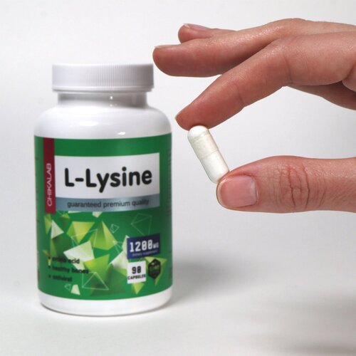 CHIKALAB L-Лизин 1200 мг, 90 капсул
