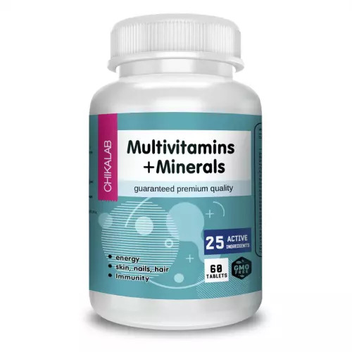 CHIKALAB Мультивитамины и минералы, 60 таблеток
