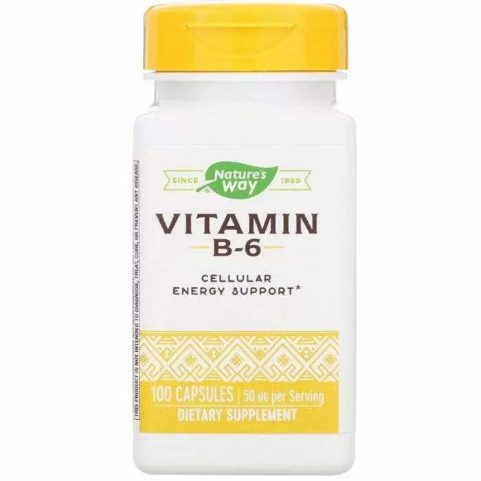 Nature's Way Витамин B-6 50 мг, 100 капсул