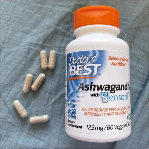Doctors Best Ашваганда 125 мг, 60 вегетарианских капсул