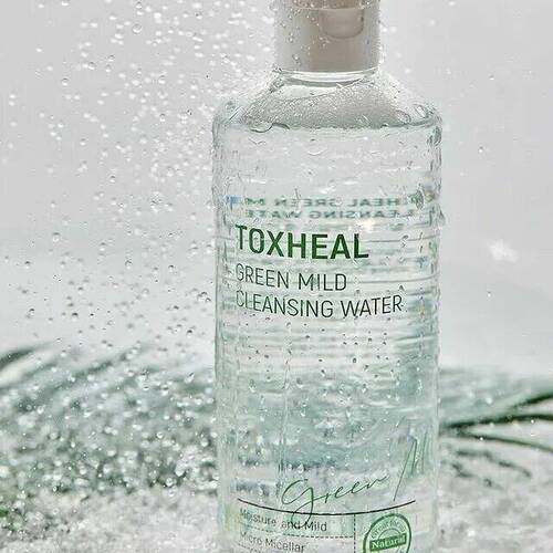 ESTHETIC HOUSE Жидкость для снятия макияжа, TOXHEAL GREEN MILD CLEANSING WATER, 530 мл