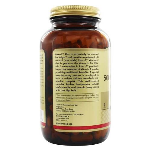 Solgar Витамин C, Ester-C 500 мг, 45 капсул