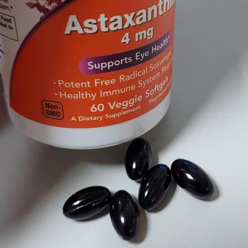 Now Foods Астаксантин 4 мг, 60 капсул