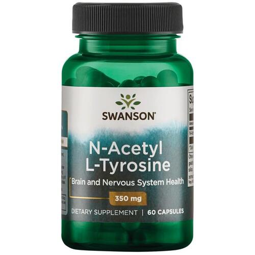 Swanson N-Ацетил L-Тирозин 350 мг, 60 капсул