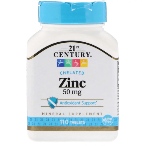 21st Century Цинк 50 мг, 110 таблеток