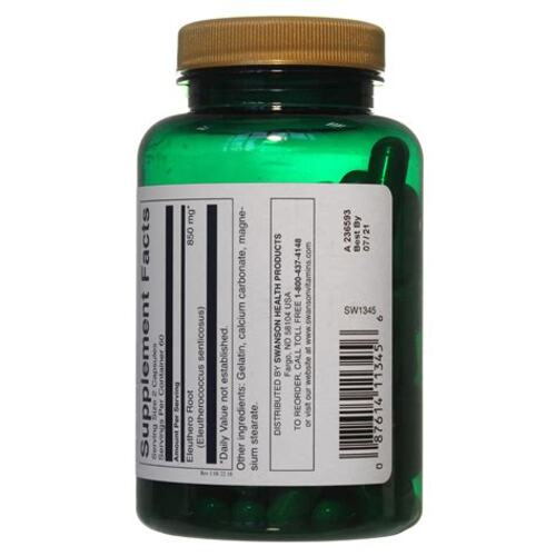 Swanson Корень элеутерококка 425 мг, 120 капсул