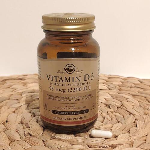 Solgar Витамин Д-3 2200 ЕД, 50 вегетарианских капсул
