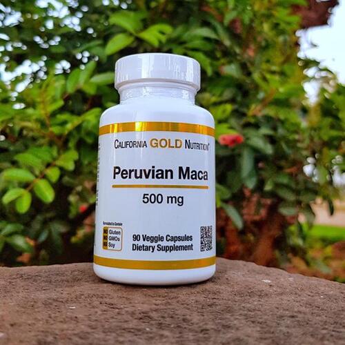 California Gold Nutrition Мака перуанская 500 мг, 90 вегетарианских капсул