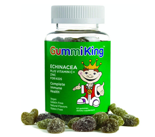 Gummi King Эхинацея с Витамином С и цинком для детей, 60 мармеладок
