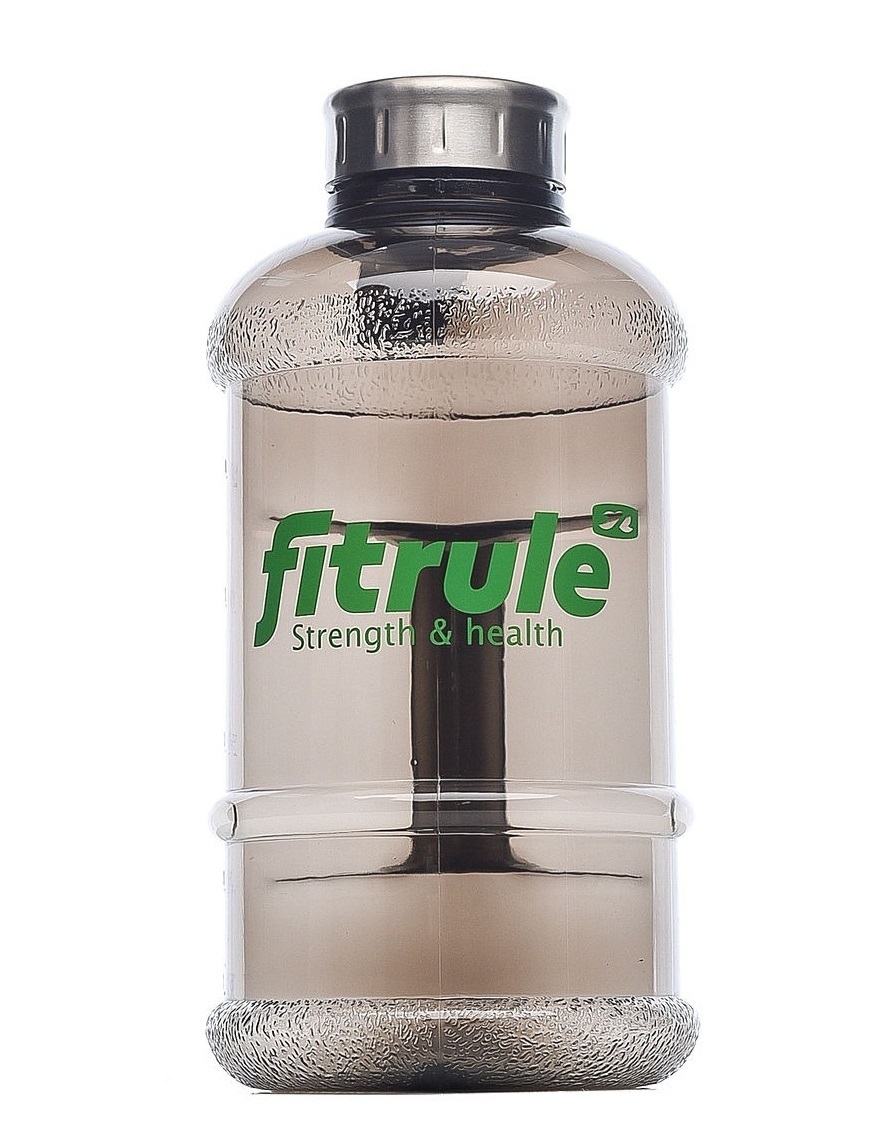 FitRule Бутылка с металлической крышкой черный, 1300 мл