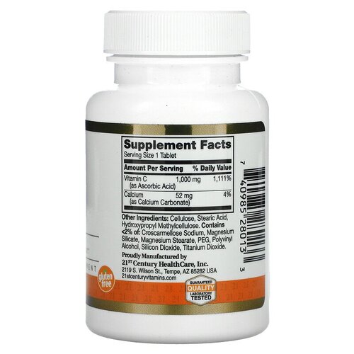 21st Century Витамин С 1000 мг, 60 таблеток