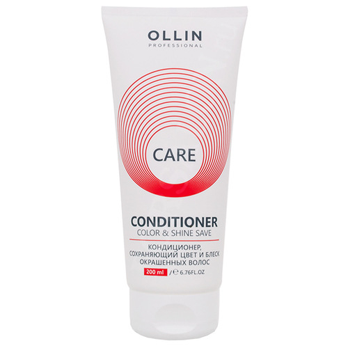 OLLIN Professional Care Кондиционер сохраняющий цвет и блеск окрашеных волос, 200 мл