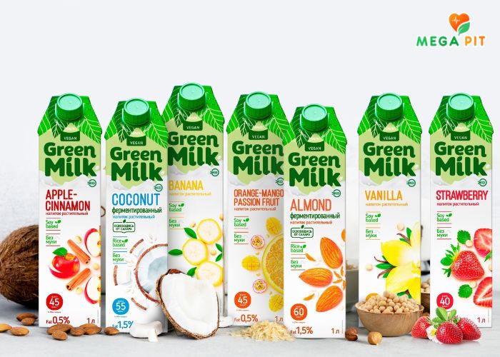 Банановое молоко на соевой основе → Green Milk Professional ᐈ Купить в Казахстане | Алматы | Астана | Караганда | Megapit.kz