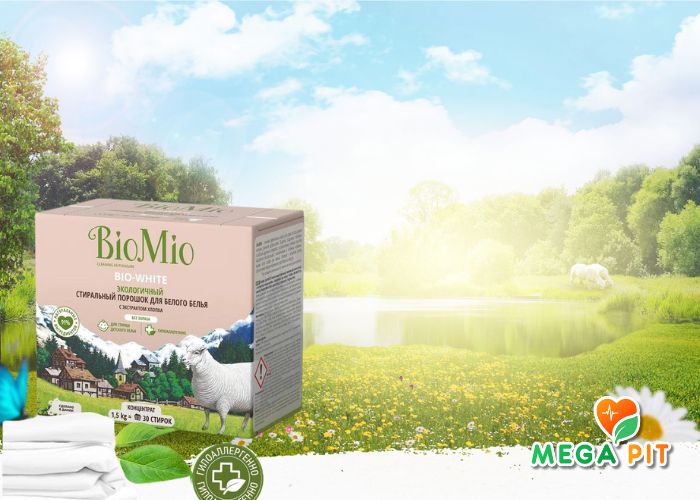 Стиральный порошок BioMio | БиоМио Автомат Купить КАЗАХСТАН ➤ Алматы | Астана | Караганда | Megapit.kz