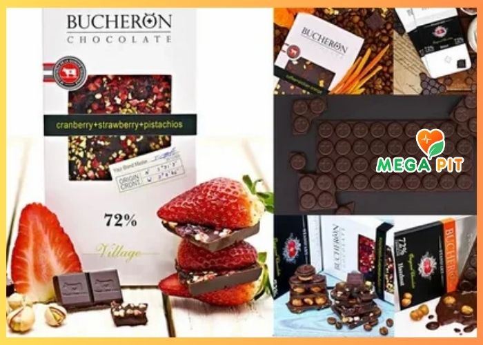 Горький Шоколад 72% с Миндалем 100 г.→ BUCHERON  ᐈ Купить в Казахстане | Алматы | Астана | Караганда | Megapit.kz