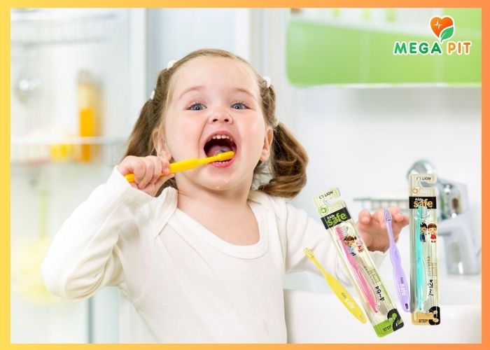 Детская зубная щетка от 7-12 лет с нано-серебряным покрытием, Kids Safe  → CJ LION  ᐈ Купить в Казахстане | Алматы | Астана | Караганда | Megapit.kz