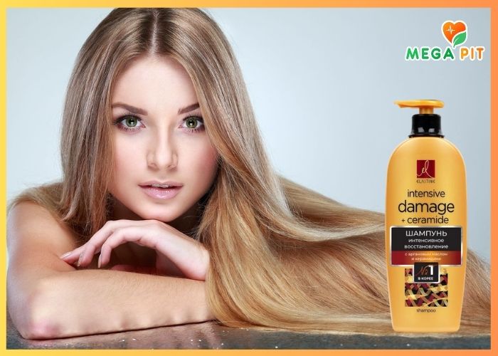 Шампунь для Поврежденных Волос с Аргановым Маслом, Intensive Damage Care Shampoo  → "Elastine"  ᐈ Купить в Казахстане | Алматы | Астана | Караганда | Megapit.kz