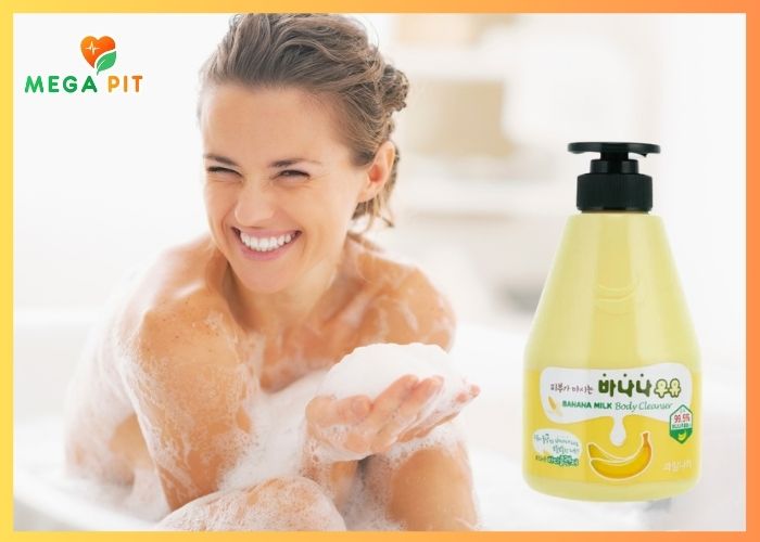  Kwailnara Banana Milk Body Cleanser, Гель для душа с банановым молоком   → Welcos  ᐈ Купить в Казахстане | Алматы | Астана | Караганда | Megapit.kz