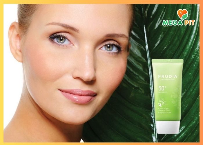 Солнцезащитный гель Охлаждающий SPF50+/PA+++ Green Grape Sebum Control Cooling Sun Gel   → FRUDIA ᐈ Купить в Казахстане | Алматы | Астана | Караганда | Megapit.kz
