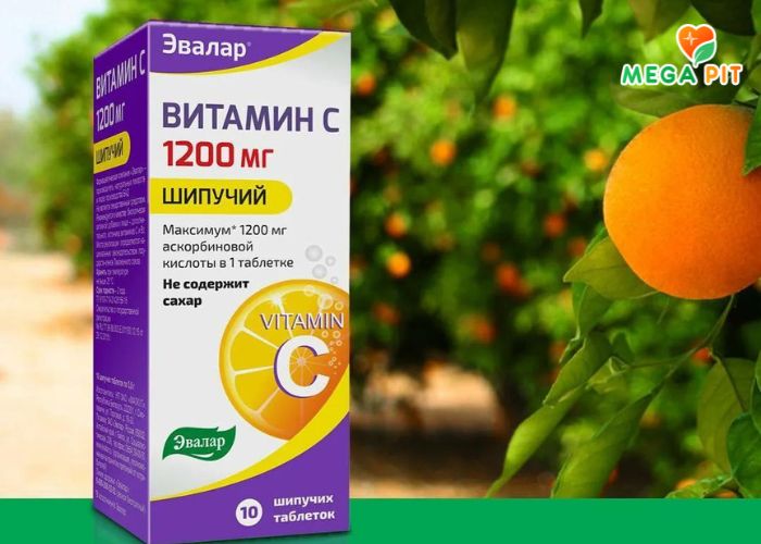 Витамин С → Эвалар  ᐈ Купить в Казахстане | Алматы | Астана | Караганда | Megapit.kz