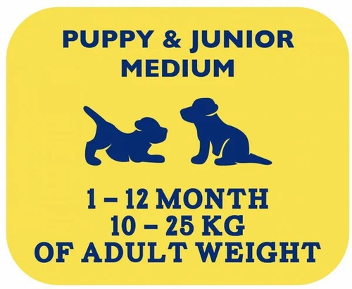 Brit Premium, Dog Puppy and Junior Medium, Сухой корм для щенков и молодых собак (курица), 3 кг