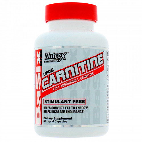 Nutrex L-Carnitine 60 капсул