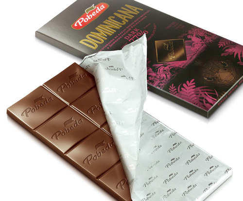 Победа, Шоколад горький 77% какао, Dominicana, 100 гр