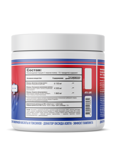 MESOMORPH, Мезоморф предтренировочный комплекс 300 гр→ Hell Labs ᐈ ...