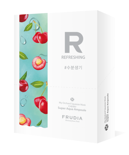 FRUDIA Маска тканевая Разглаживающая с вишней, My Orchard Squeeze Mask Cherry Vegan 10 шт
