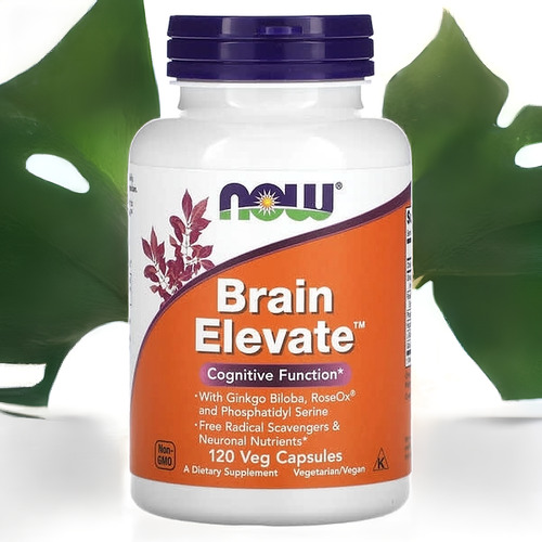 Now Foods Brain Elevate Formula, Комплекс для мозга, 60 капсул			
