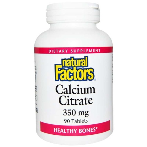 Natural Factors Кальций Цитрат 350 мг, 90 таблеток