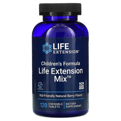 Life Extension Детская формула, 120 жевательных таблеток