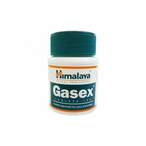 Himalaya, Газекс, для пищеварения, 214 мг 100 таблеток 