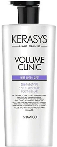 Kerasys, Шампунь Придающий Объем Для Тонких и Путающихся Волос, Volume Clinic Shampoo 750 мл 