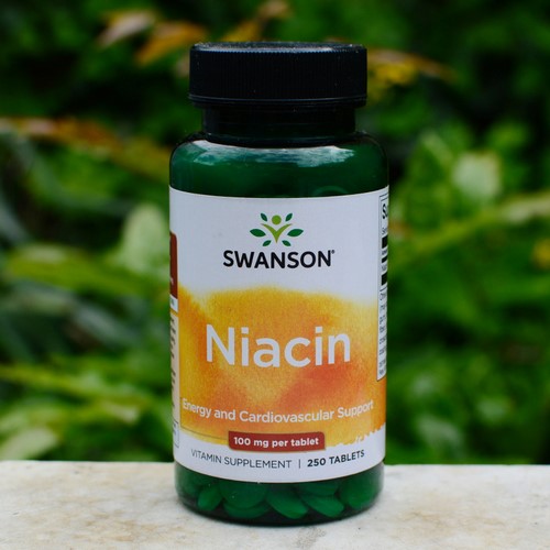 Swanson Ниацин,  Niacin, Никотиновая кислота 100 mg 250 таб