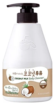 Welcos Kwailnara Coconut Milk Body Cleanser,Гель для душа с кокосовым молочком 560 мл 