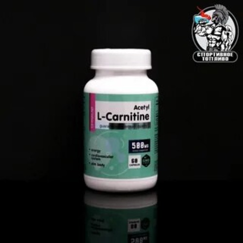 CHIKALAB Ацетил L-Карнитин 500 мг, 60 капсул