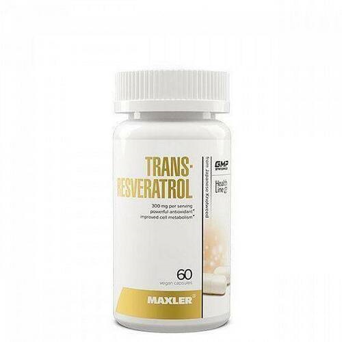 Maxler Trans-Resveratrol, Ресвератрол 60 вег капсул