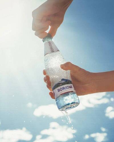 BORJOMI, Минеральная вода Боржоми в стеклянной бутылке 330 мл