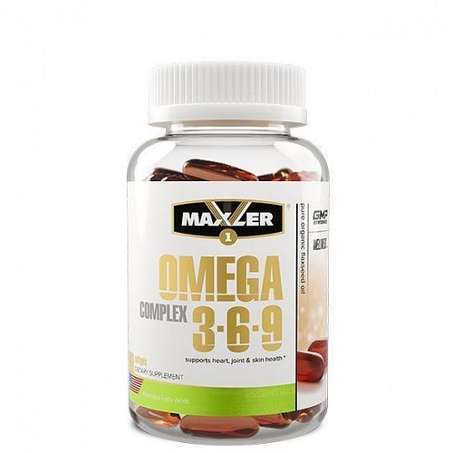 Maxler Omega, Омега 3-6-9 Сomplex 90 капсул