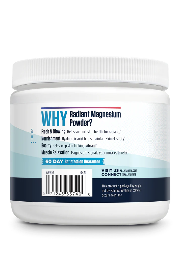 KAL, Radiant Magnesium Powder, Магний Высокого Качества с Ягодным Вкусом, 207 грамм